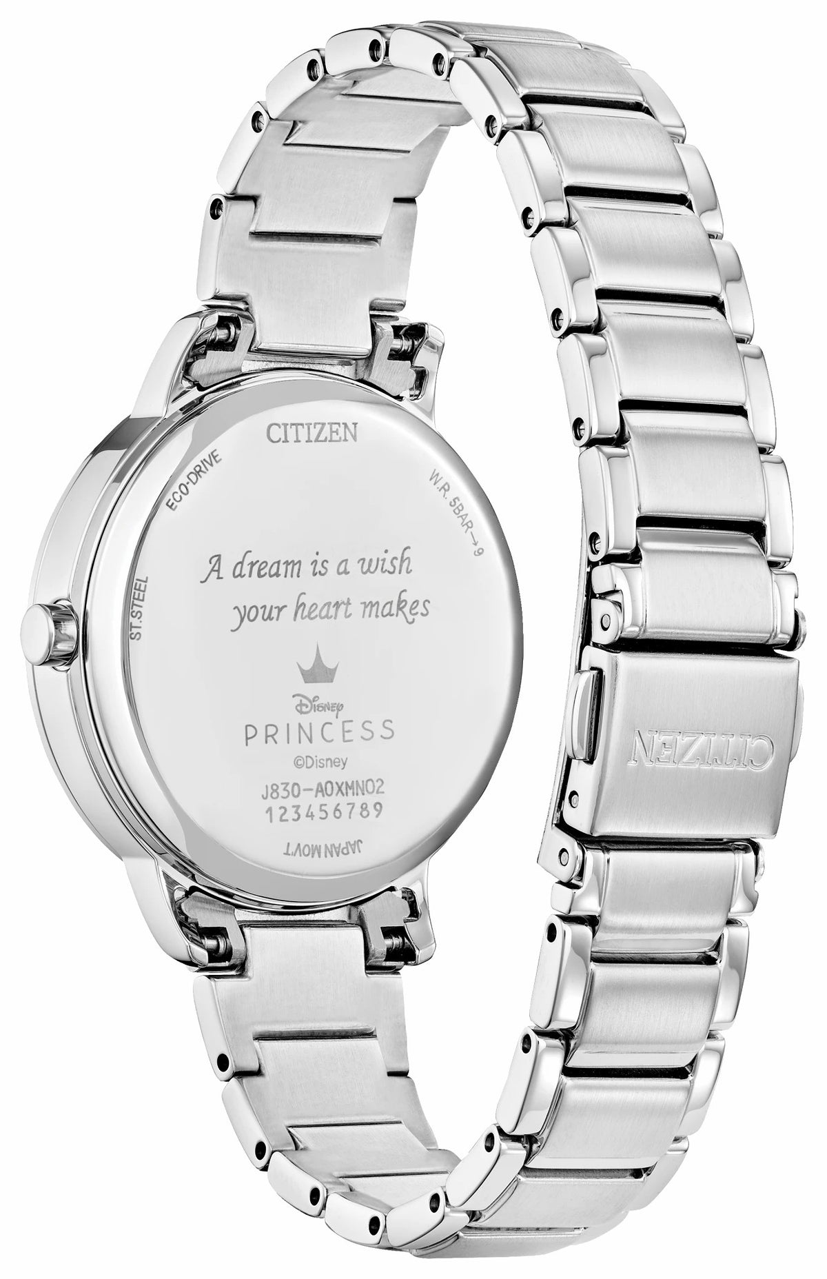 Citizen Cinderella Blue Dial Stainless Steel Bracelet FE7041-51W