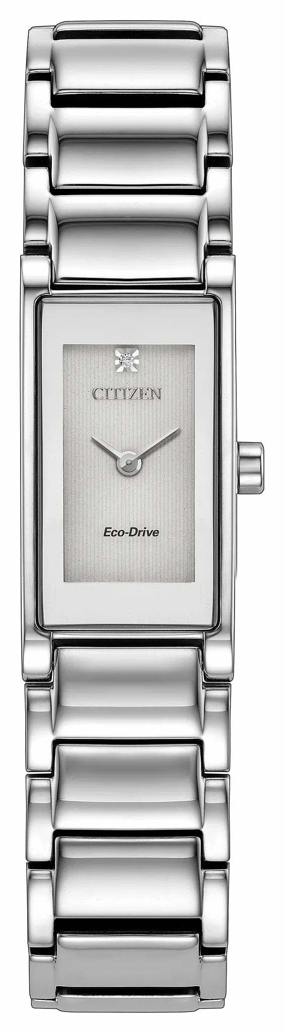 Citizen Axiom Silver-Tone Dial Stainless Steel Bracelet EG7051-51A