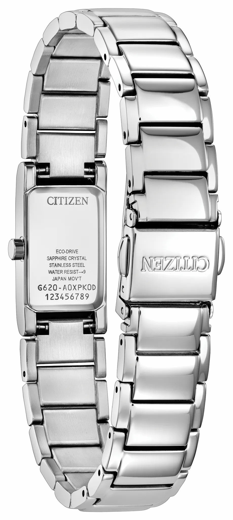 Citizen Axiom Silver-Tone Dial Stainless Steel Bracelet EG7051-51A