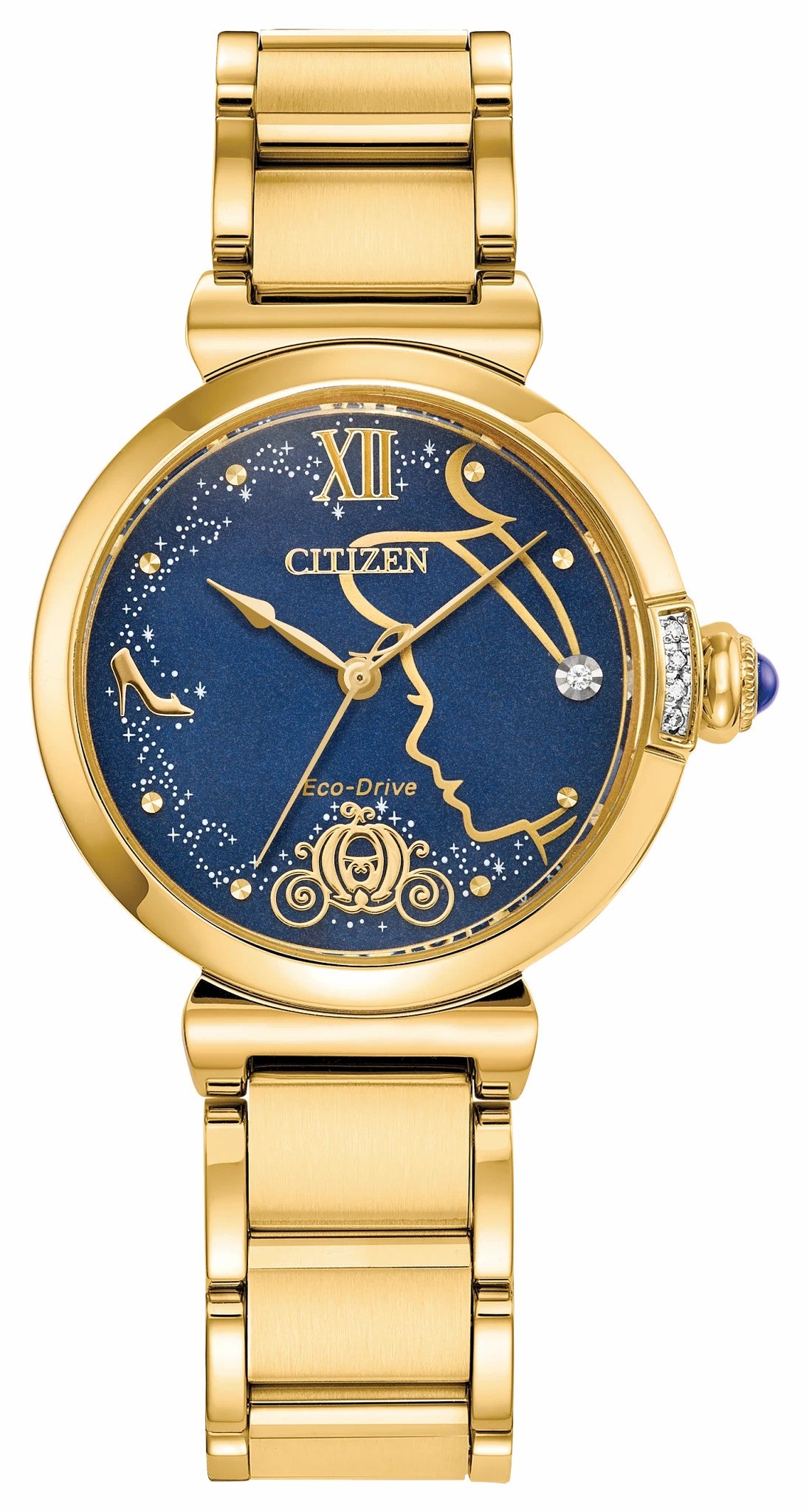 Citizen Citizen L Cinderella 75th Anniversary Blue Dial Stainless Steel Bracelet EM1068-69W