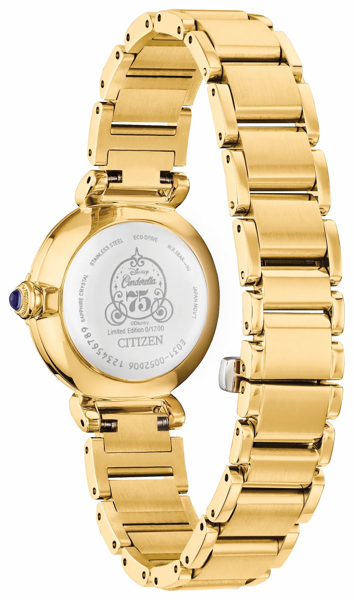 Citizen Citizen L Cinderella 75th Anniversary Blue Dial Stainless Steel Bracelet EM1068-69W