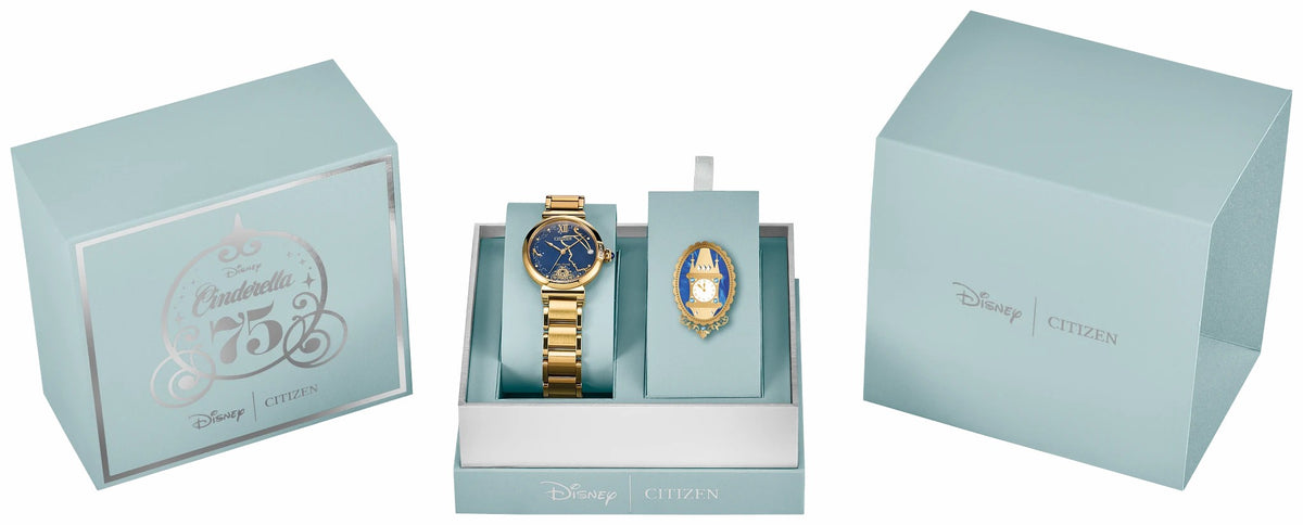 Citizen Citizen L Cinderella 75th Anniversary Blue Dial Stainless Steel Bracelet EM1068-69W
