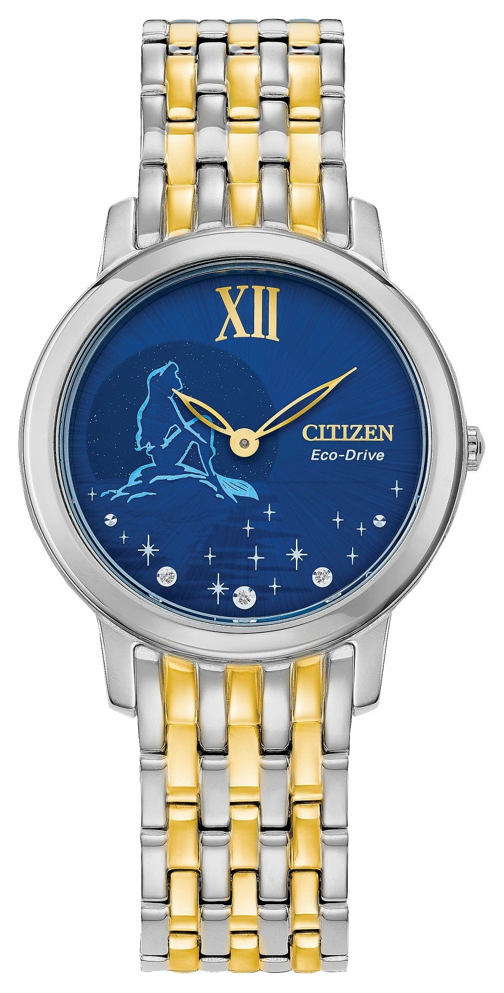 Citizen Ariel Diamond Blue Dial Stainless Steel Bracelet EX1499-50W