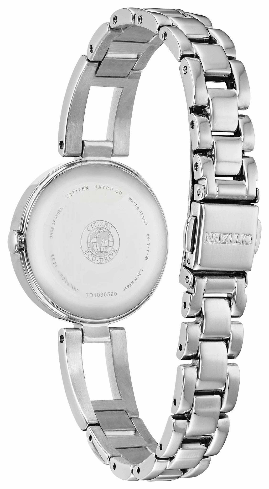 Citizen Axiom - Ladies Eco-Drive EM0630-51D Steel Pearl Dial Watch