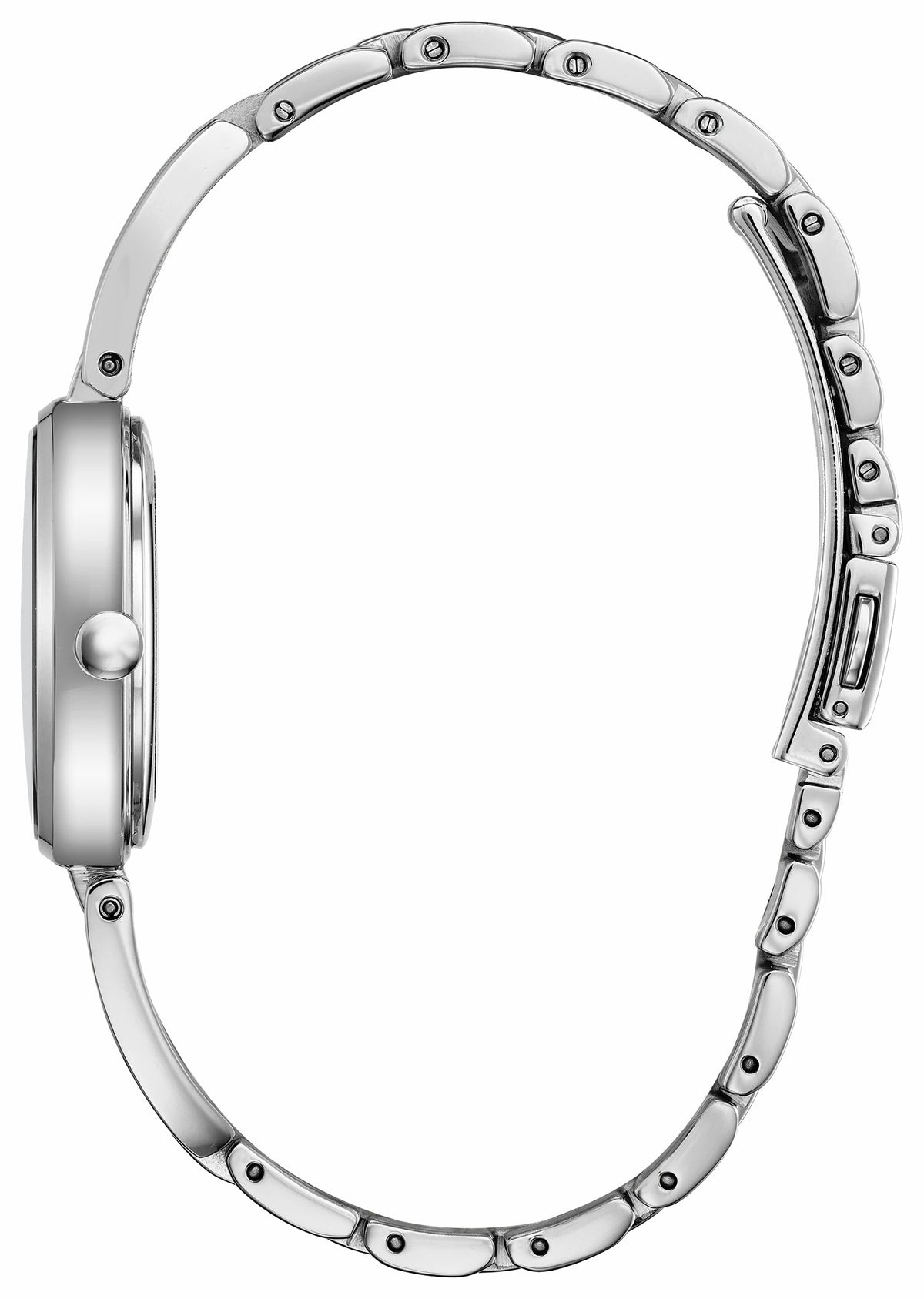 Citizen Axiom - Ladies Eco-Drive EM0630-51D Steel Pearl Dial Watch