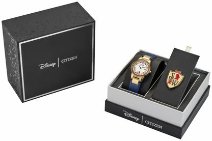 Citizen Snow White Flora Beige Dial Leather Strap GA1079-41W