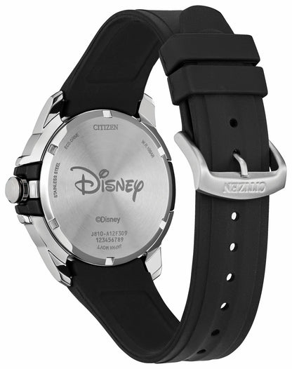 Citizen Mickey Mouse Goalie Green Dial Silicone Strap AW1656-08W