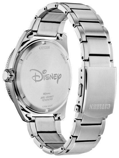 Citizen Tee Time Mickey Green Dial Stainless Steel Bracelet AW1595-78W