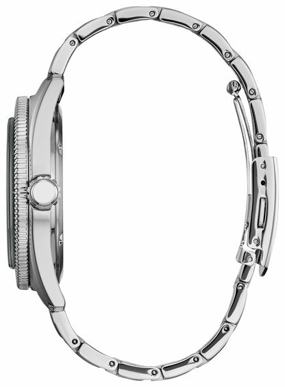 Citizen Tee Time Mickey Green Dial Stainless Steel Bracelet AW1595-78W