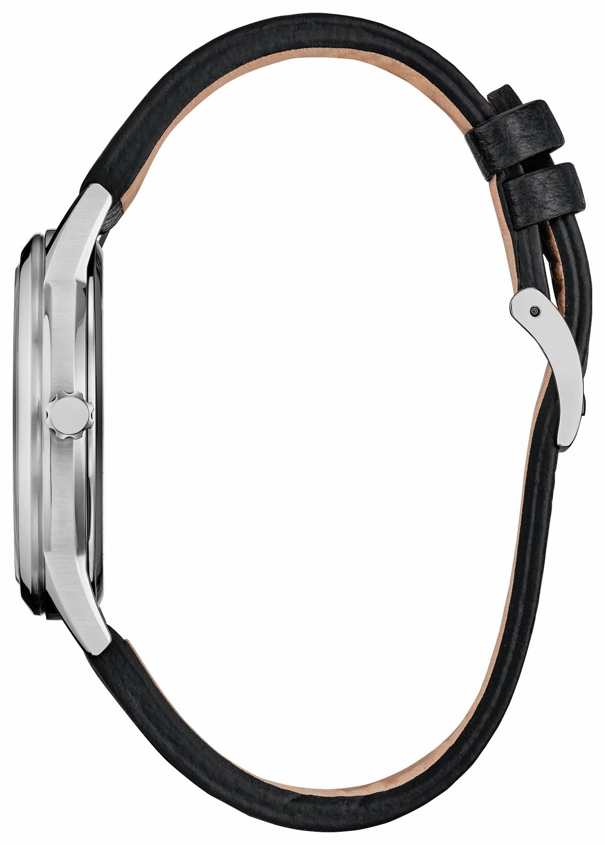 Citizen Sensational Six Road Trip Silver-Tone Dial Leather Strap FE7110-09W