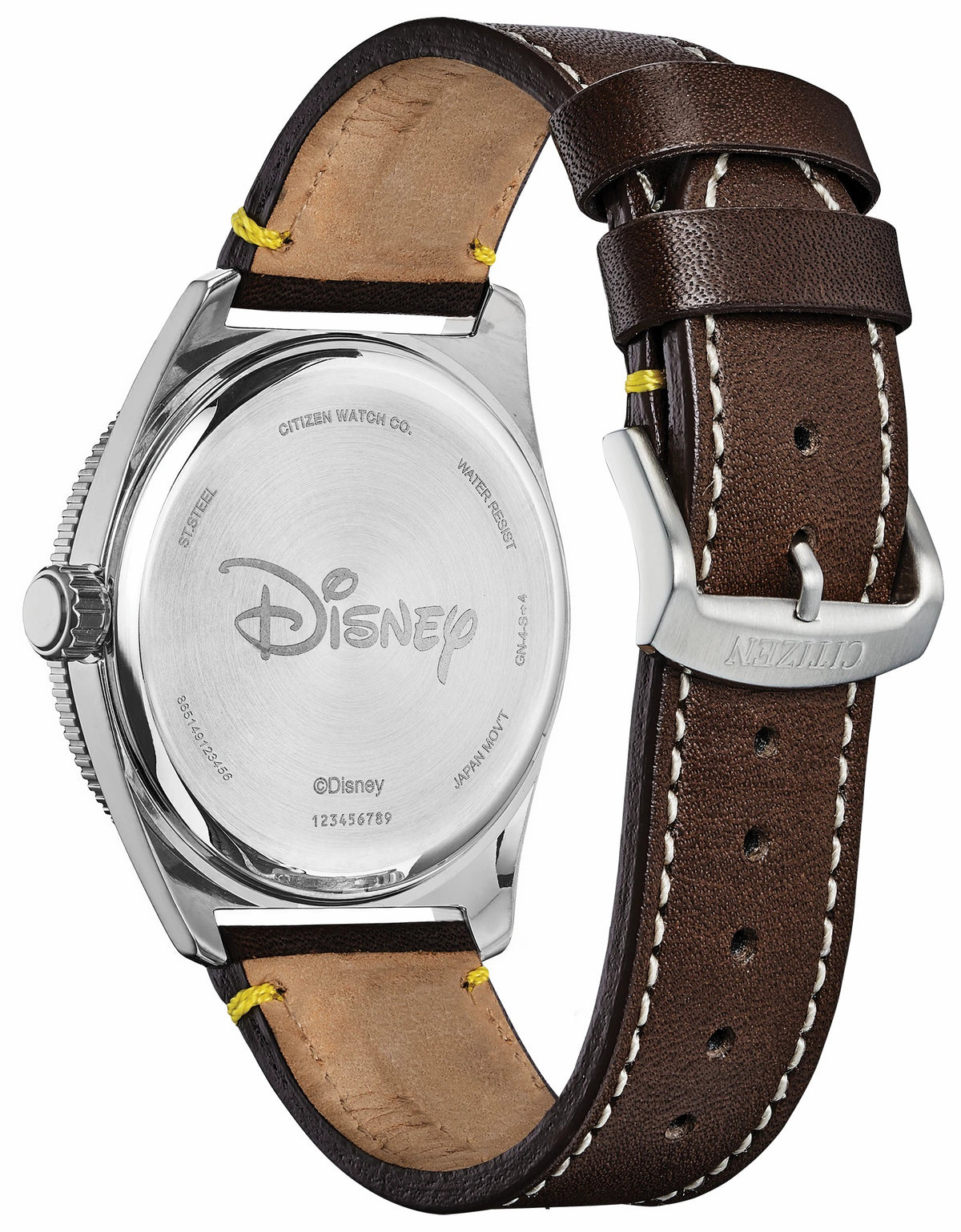 Citizen Mickey Mouse Blue Dial Leather Strap AW1599-00W