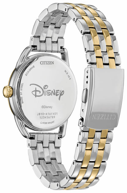 Citizen Empowered Minnie Mouse White Dial Stainless Steel Bracelet FE6084-70W