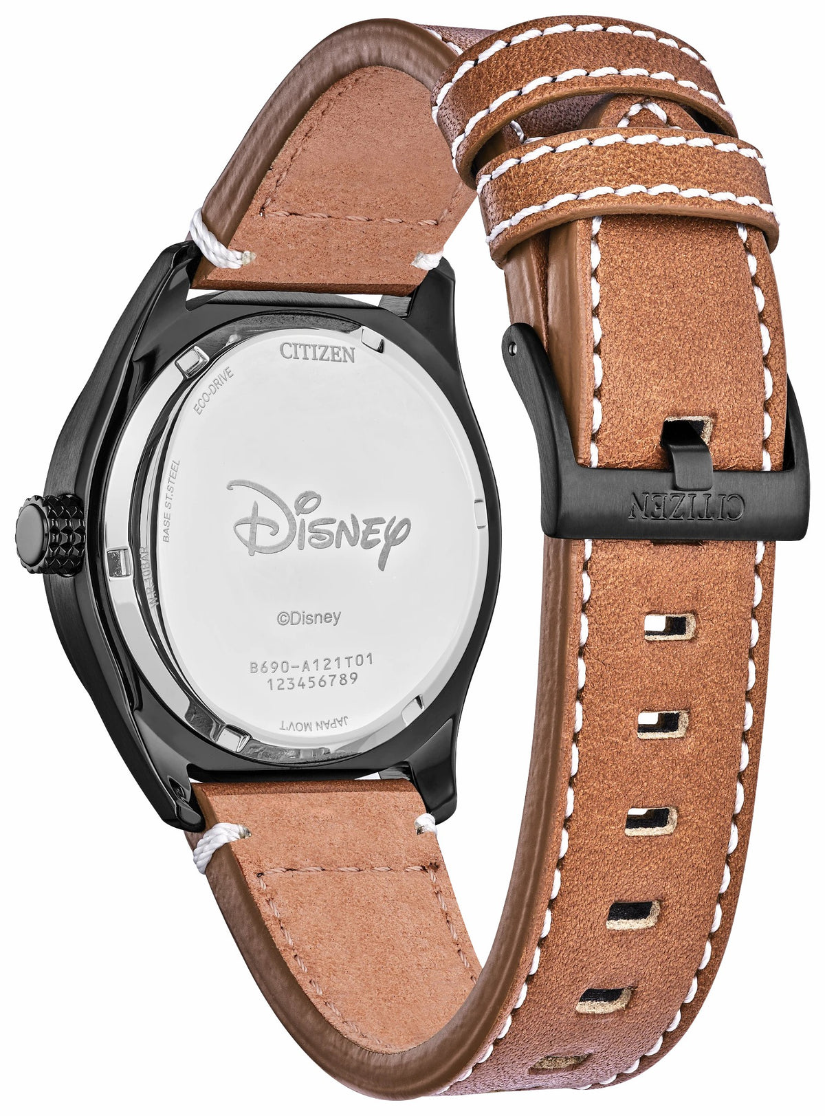 Citizen Batter's up Mickey Brown Dial Leather Strap BV1089-05W