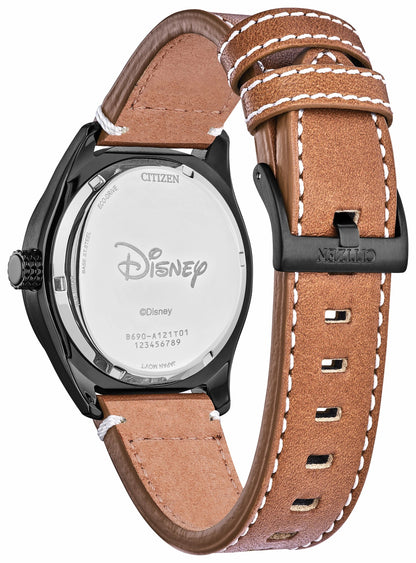 Citizen Batter's up Mickey Brown Dial Leather Strap BV1089-05W