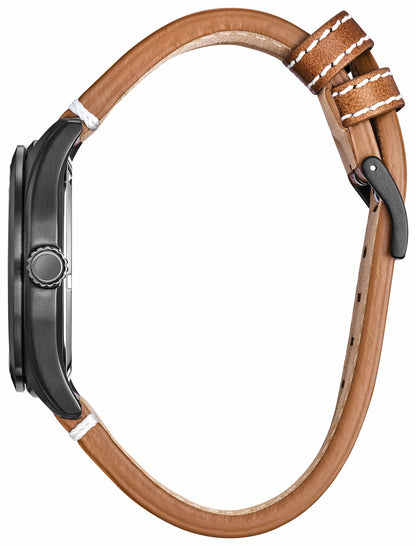 Citizen Batter's up Mickey Brown Dial Leather Strap BV1089-05W