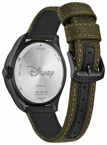 Citizen Alpine Mickey Mouse Green Dial CORDURA® Strap AW0148-47W