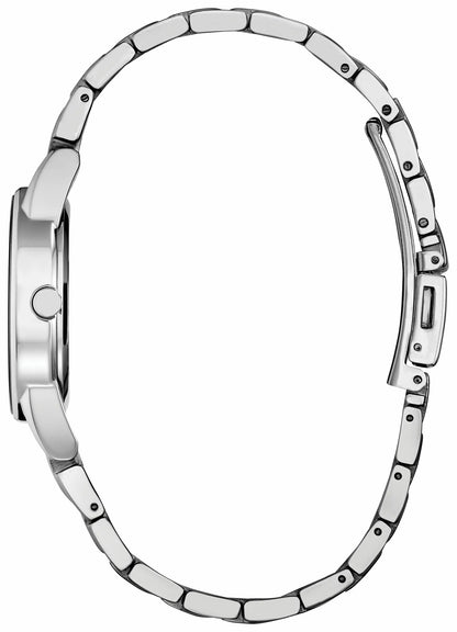 Citizen Minnie Mouse Black Dial Stainless Steel Bracelet GA1071-51W
