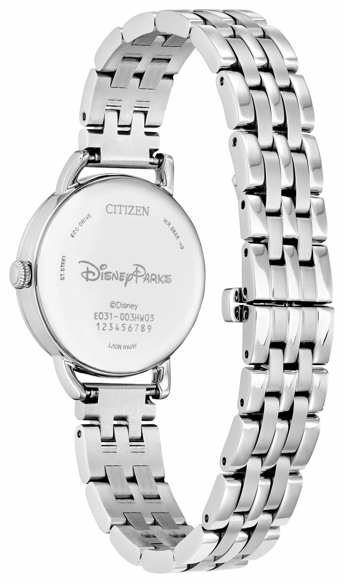 Citizen Mickey Mouse White Dial Stainless Steel Bracelet EM1051-53W