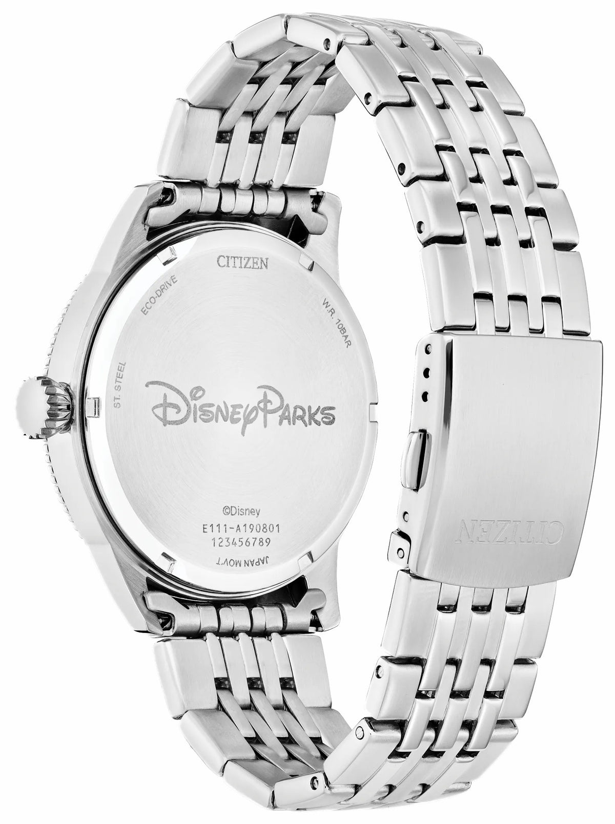 Citizen Mickey Mouse White Dial Stainless Steel Bracelet BM7481-53W