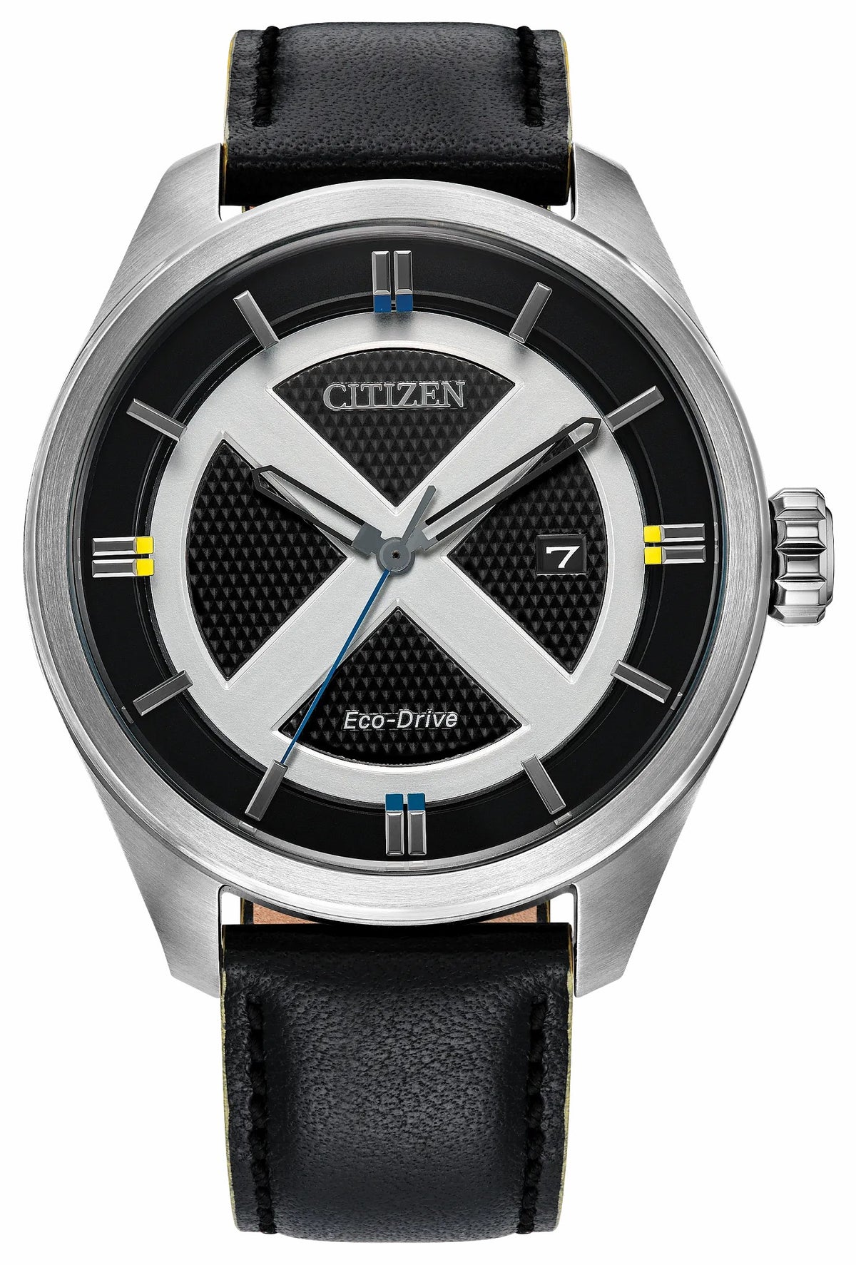 Citizen X-Men Black Dial Leather Strap AW5007-17W