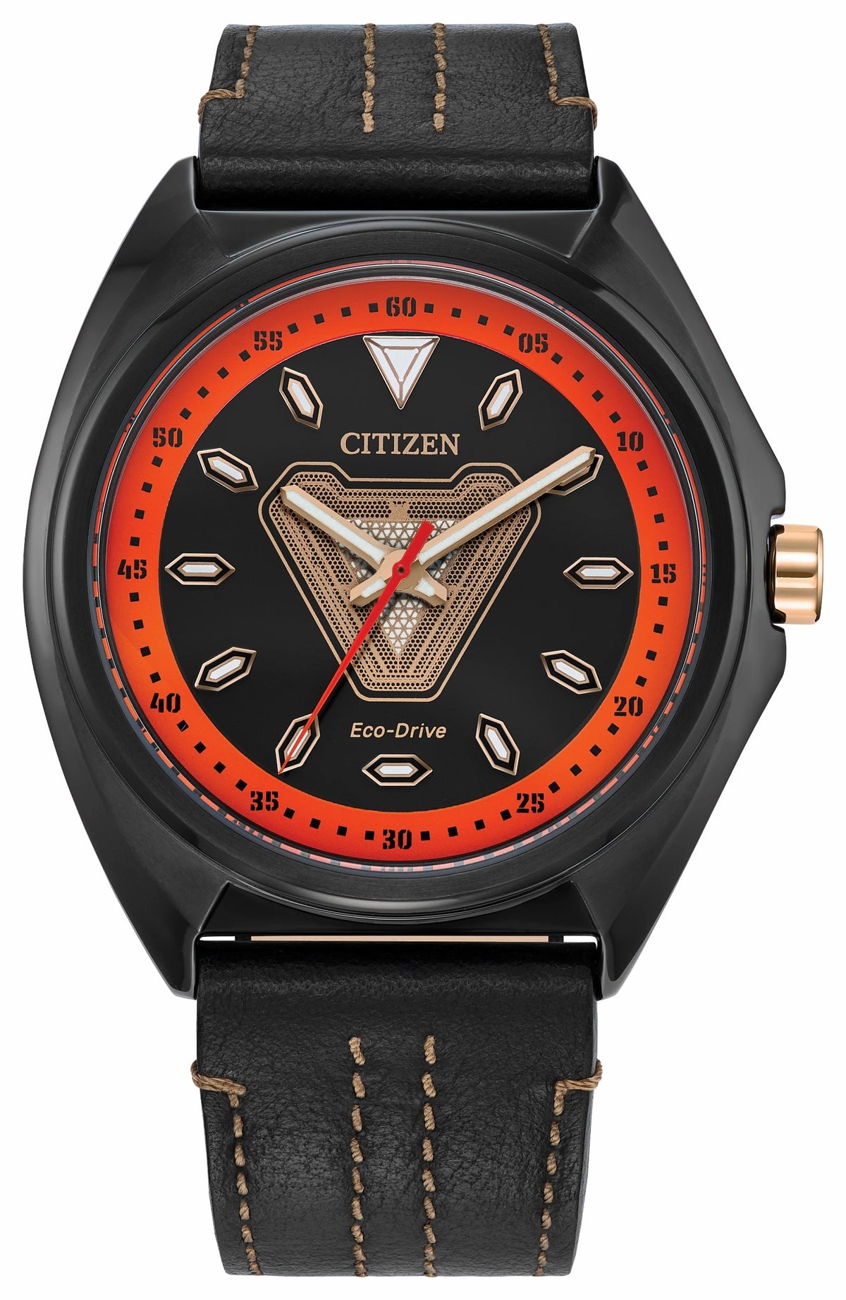 Citizen Tony Stark '63 Black Dial Leather Strap AW2075-05W