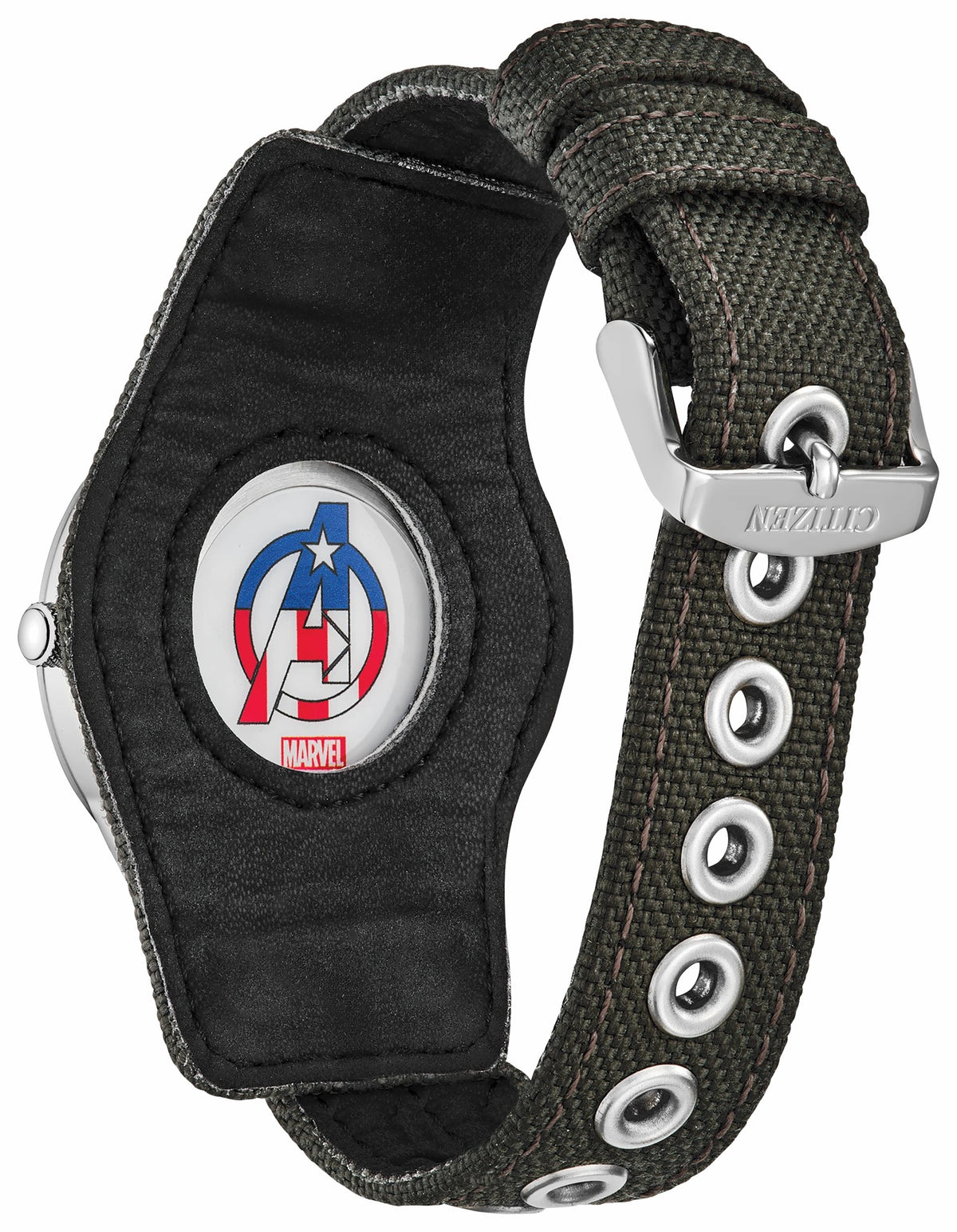 Citizen Captain America Forever Black Dial CORDURA® Strap BV1140-00W