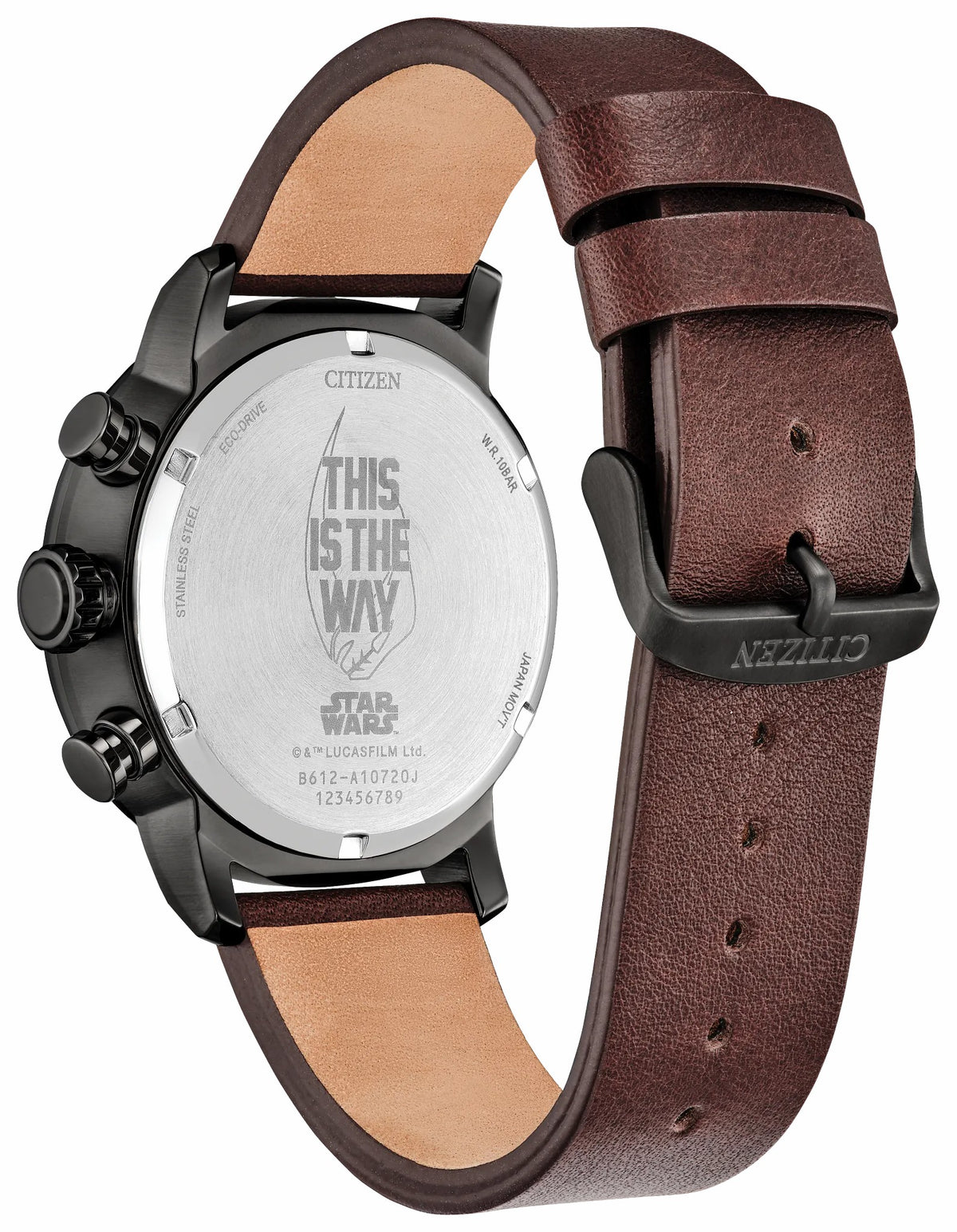 Citizen Mandalorian Gray Dial Leather Strap CA0857-09W