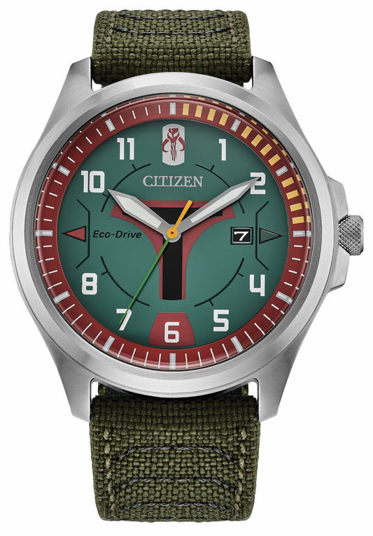 Citizen Boba Fett Green Dial Nylon Strap AW1418-06W