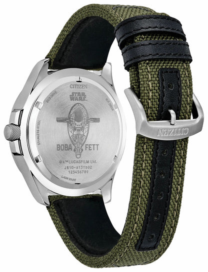 Citizen Boba Fett Green Dial Nylon Strap AW1418-06W