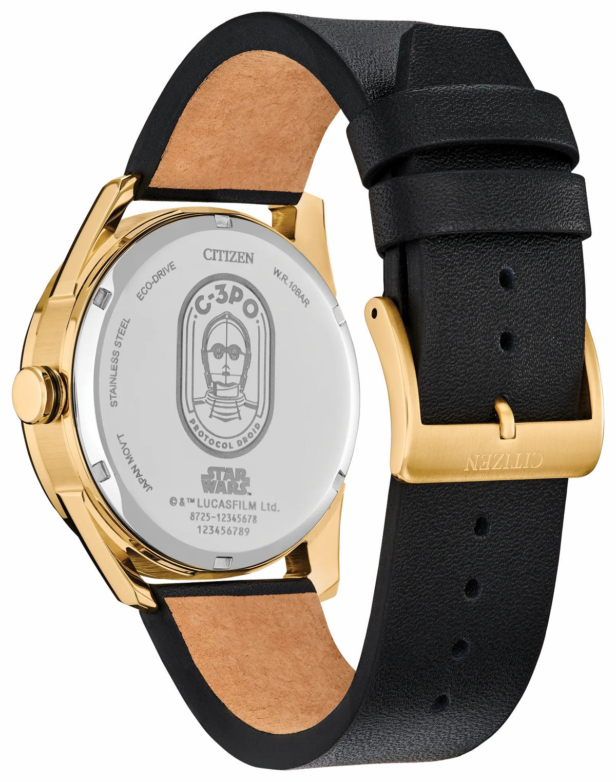 Citizen C-3PO Rewired Multiple Dial Leather Strap BU4026-05W