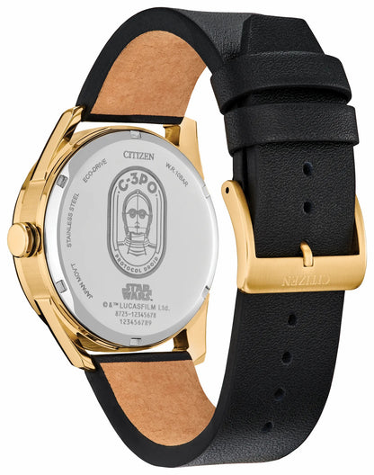 Citizen C-3PO Rewired Multiple Dial Leather Strap BU4026-05W