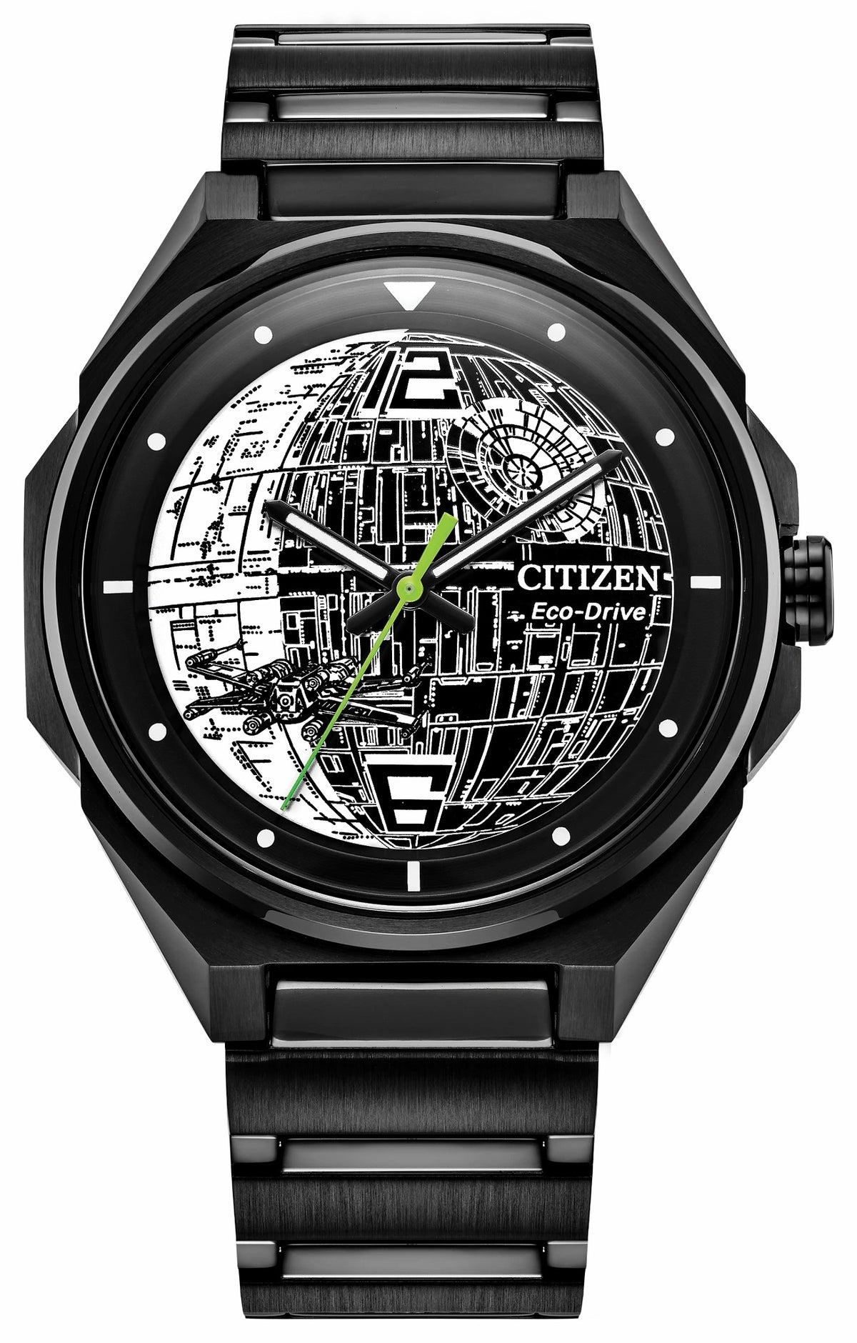 Citizen Death Star 2 Two-Tone Dial Stainless Steel Bracelet BJ6539-50W