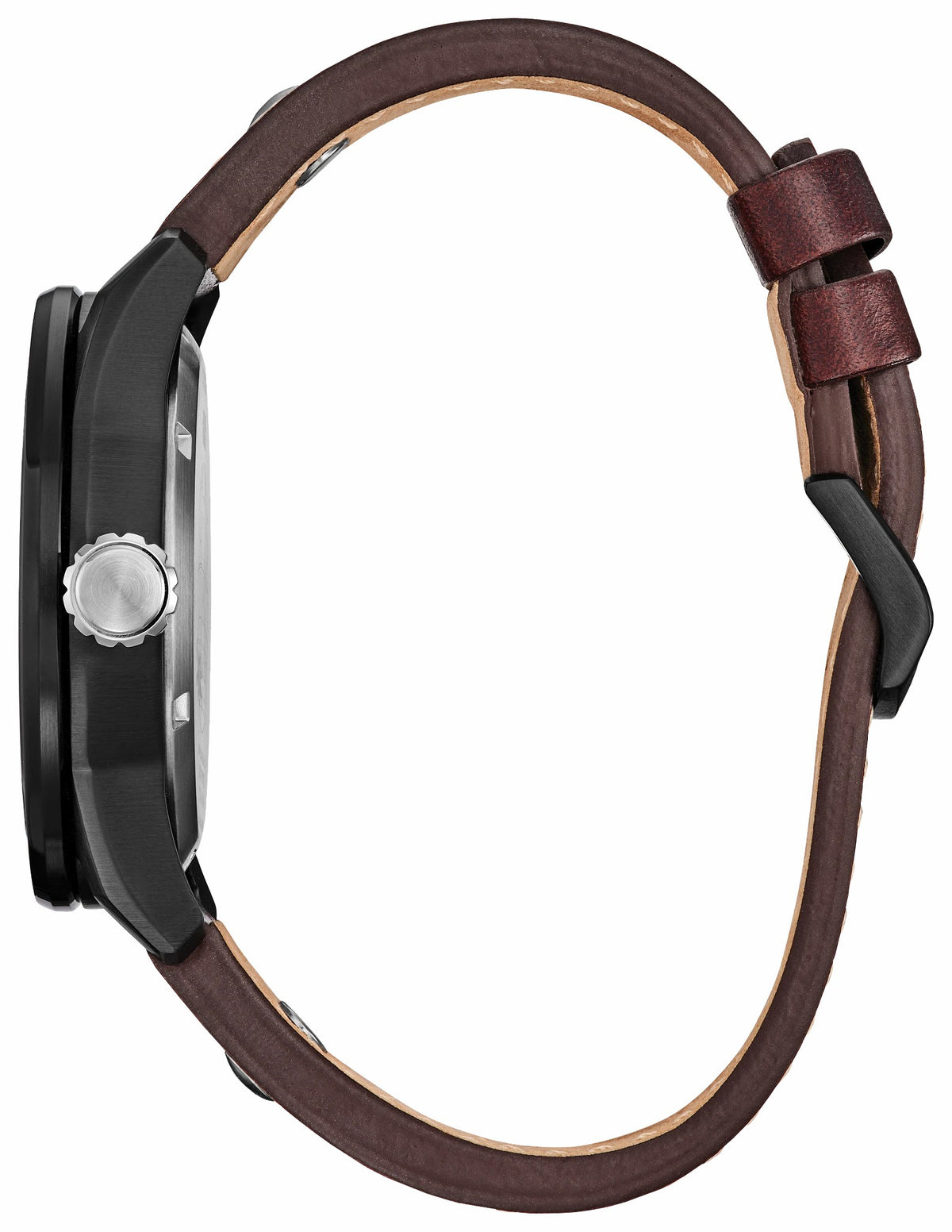 Citizen X-Wing and TIE Fighter Black Dial Leather Strap AW1738-05W