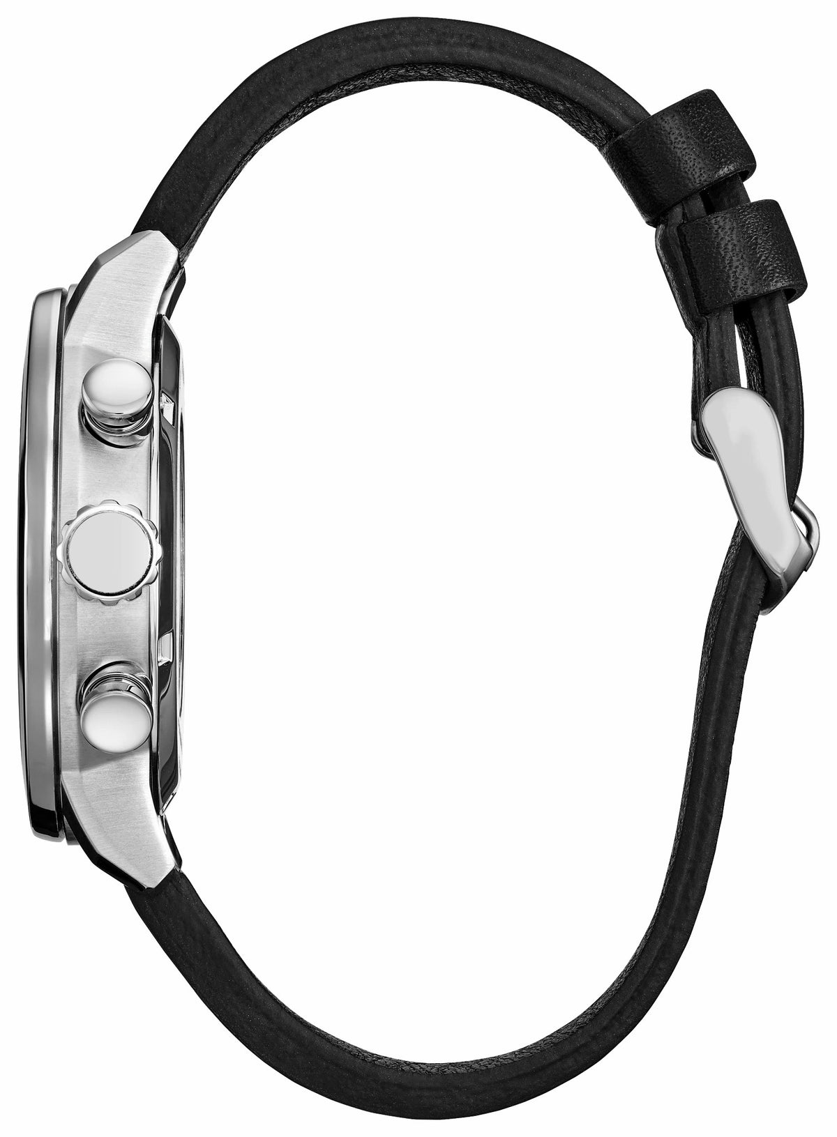 Citizen Rebel Starfighter Black Dial Leather Strap CA0870-43W