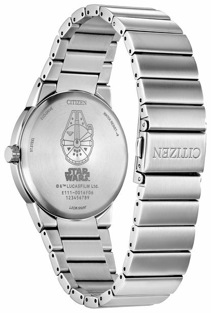 Citizen Millennium Falcon Hyperdrive Black Dial Stainless Steel Bracelet BM7581-59W