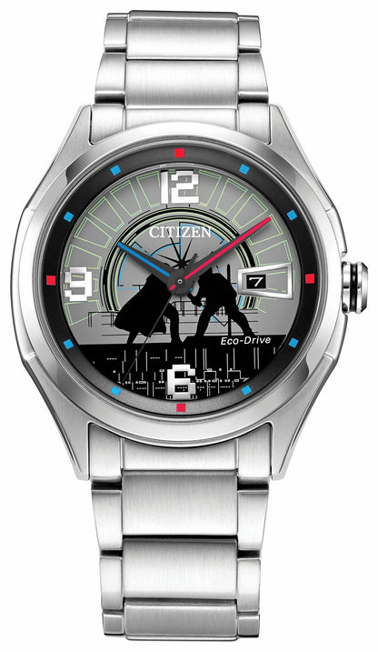 Citizen Duel Black Dial Stainless Steel Bracelet AW1140-51W