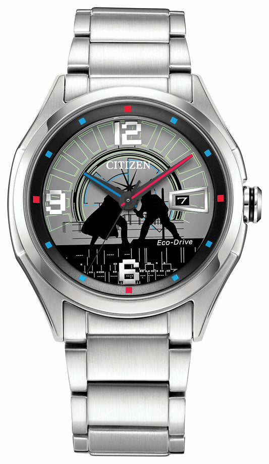Citizen Duel Black Dial Stainless Steel Bracelet AW1140-51W