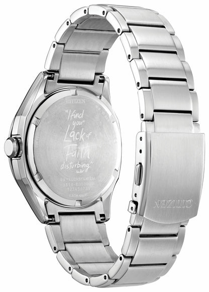 Citizen Duel Black Dial Stainless Steel Bracelet AW1140-51W