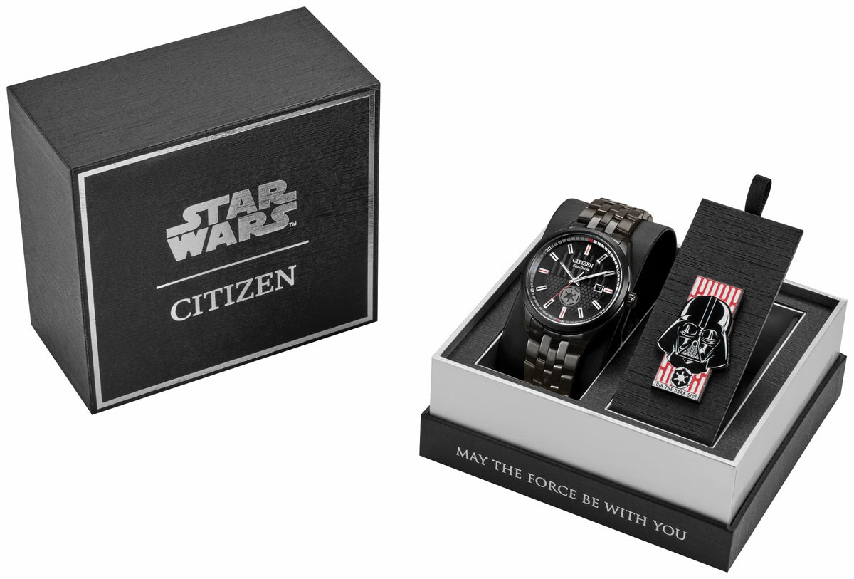 Citizen Darth Vader Returns Black Dial Stainless Steel Bracelet BM7255-61W