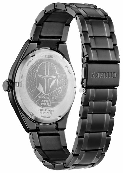Citizen Mandalorian Black Dial Stainless Steel Bracelet AW2045-57W