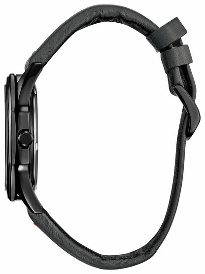 Citizen Jedi Master Black Dial Leather Strap BM7498-00W