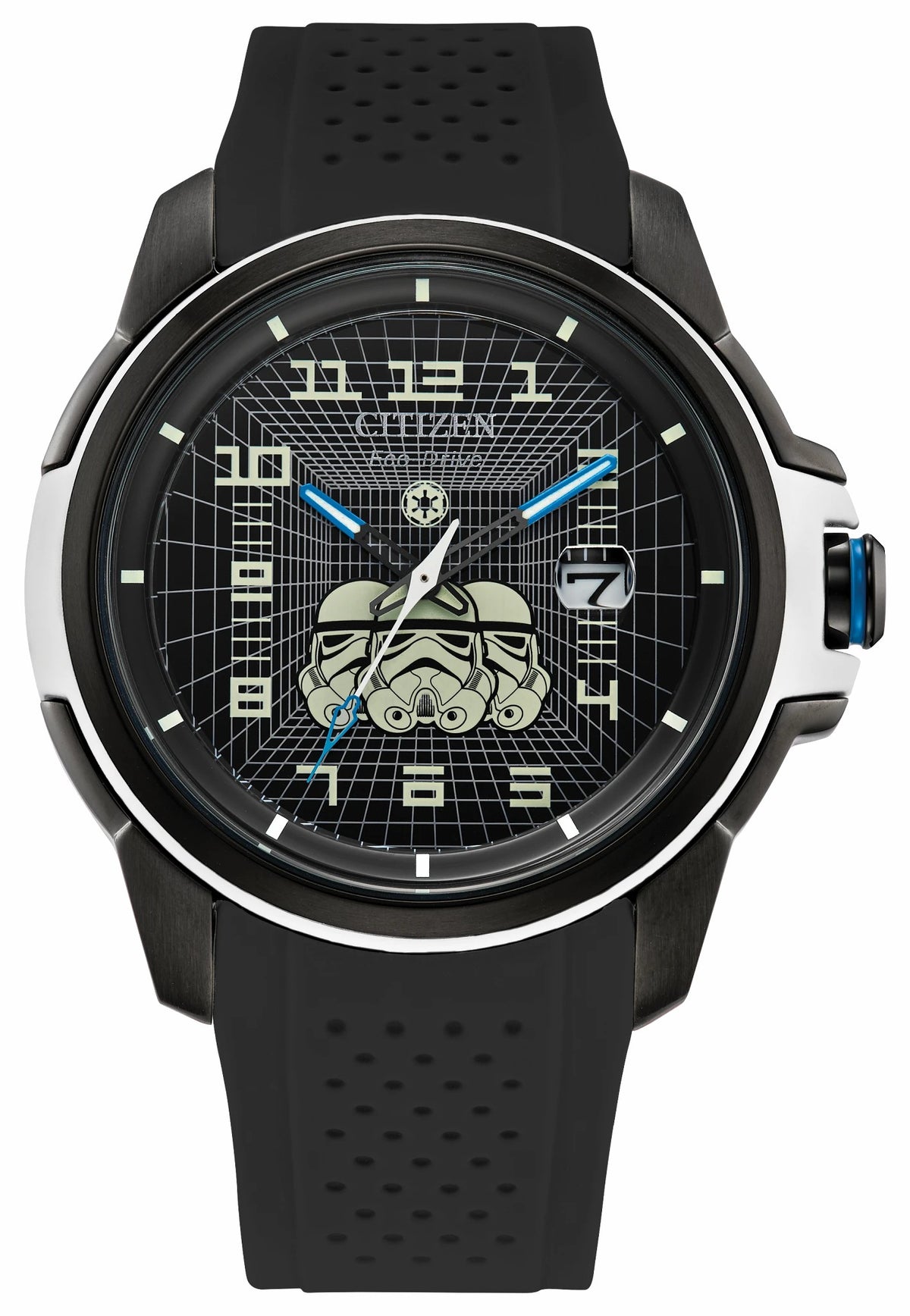 Citizen Imperial Stormtrooper Black Dial Polyurethane Strap AW1659-00W