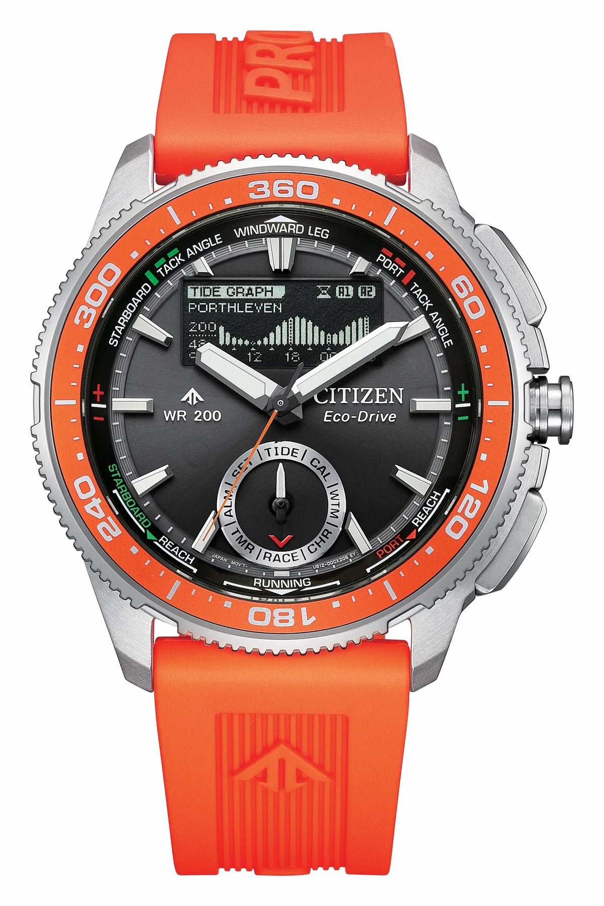 Citizen Promaster WaveTracker Black Dial BENEBiOL™ PU Strap JV3000-13E