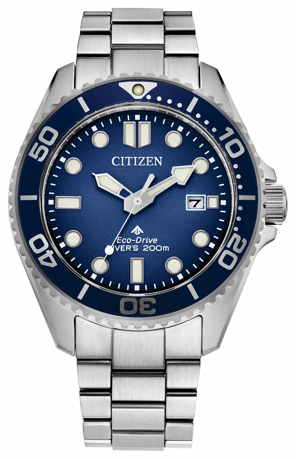 Citizen Promaster Dive Blue Dial Stainless Steel Bracelet BN0260-54L