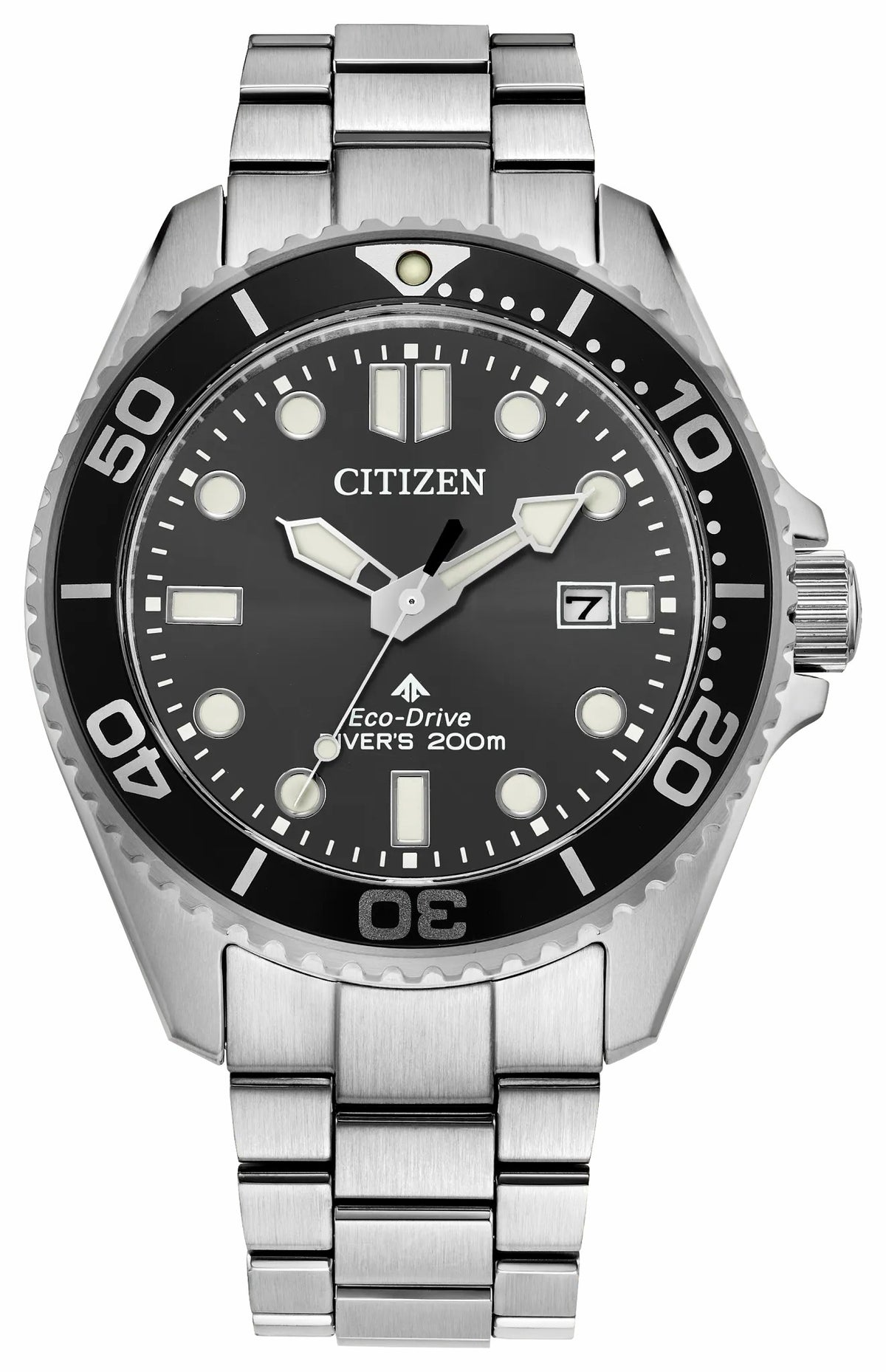 Citizen Promaster Dive Black Dial Stainless Steel Bracelet BN0261-51E