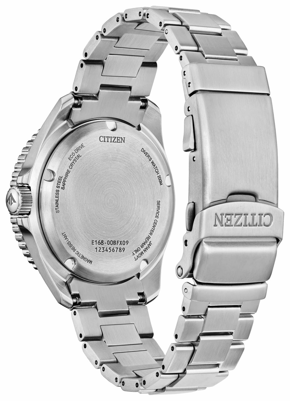 Citizen Promaster Dive Black Dial Stainless Steel Bracelet BN0261-51E