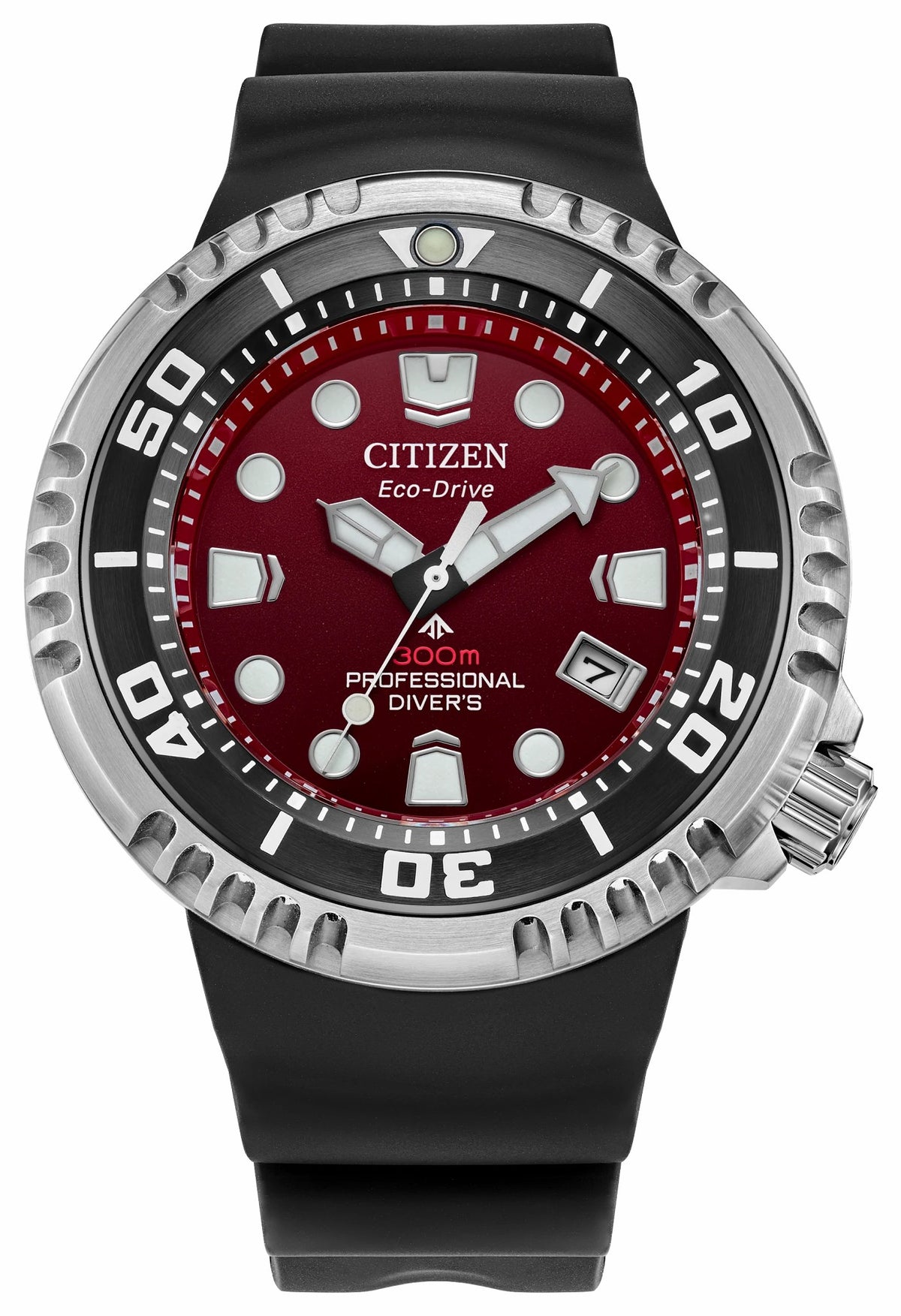 Citizen Promaster Dive E365 Red Dial BENEBiOL™ PU Strap BN1024-01Z