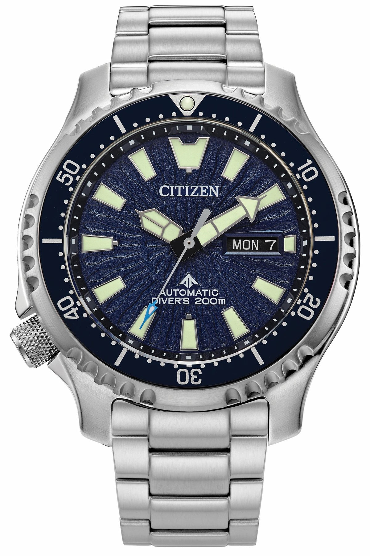 Citizen Promaster Dive Automatic Blue Dial Stainless Steel Bracelet NY0136-52L