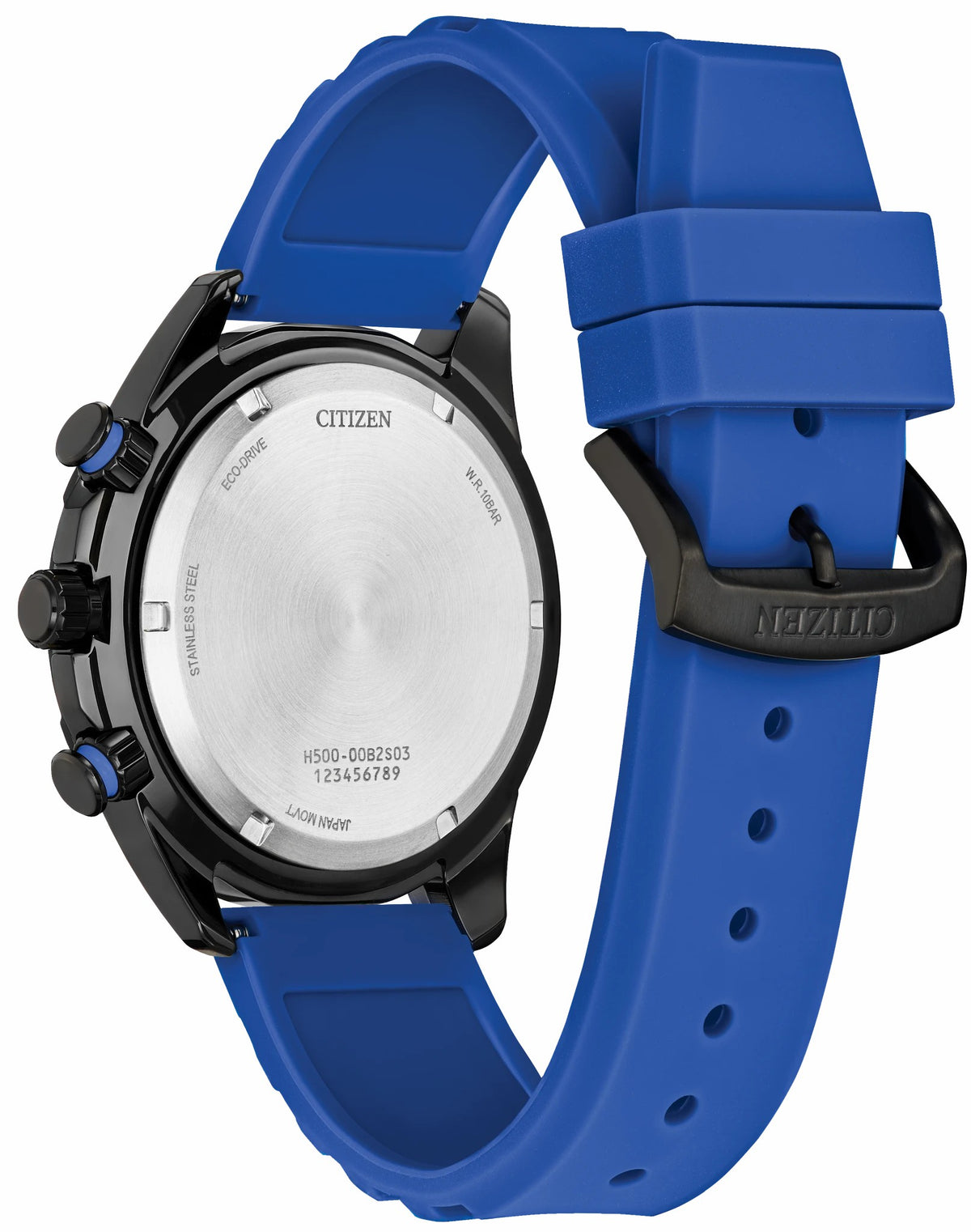 Citizen Brycen Black Dial Silicone Strap AT2586-05E