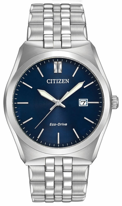 Citizen Corso - Men's Eco-Drive BM7330-59L Blue Dial Steel Watch